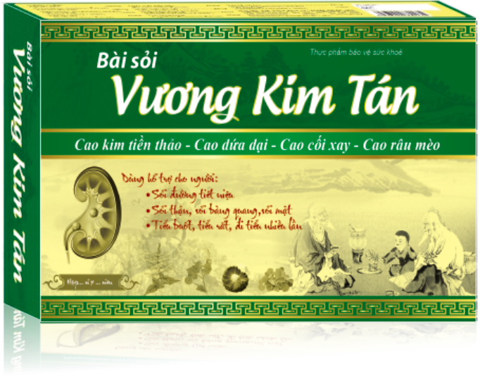 Thông tin sản phẩm bài sỏi VƯƠNG KIM TÁN